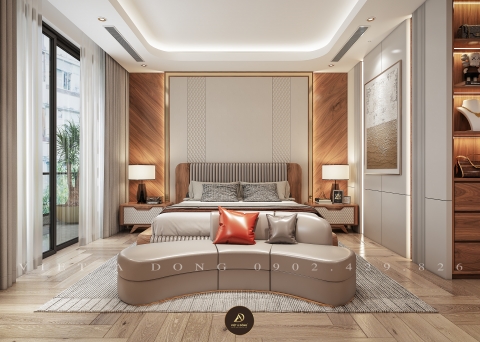 Giường ngủ gỗ óc chó GN-26