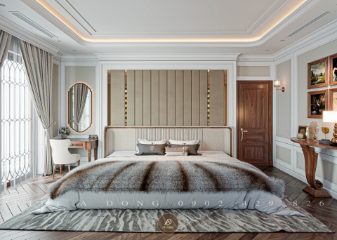 Giường ngủ gỗ óc chó GN-28