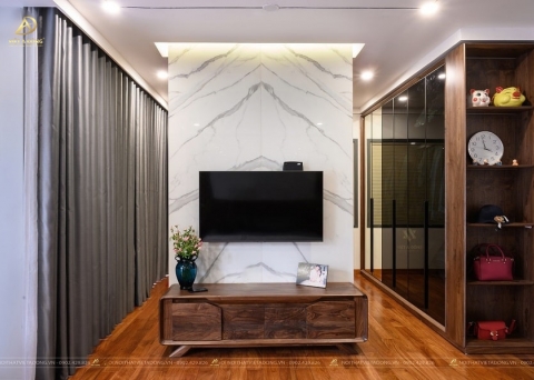 Kệ tivi gỗ óc chó KE-03