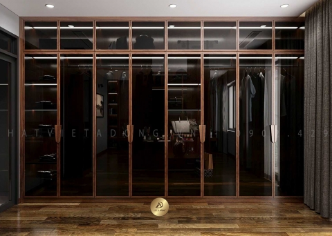 Tủ quần áo gỗ óc chó TA-30