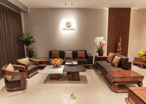 Sofa gỗ óc chó V'LUXE SF - 03 