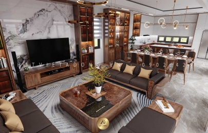 Địa chỉ bán sofa gỗ óc chó uy tín tại Hà Nội