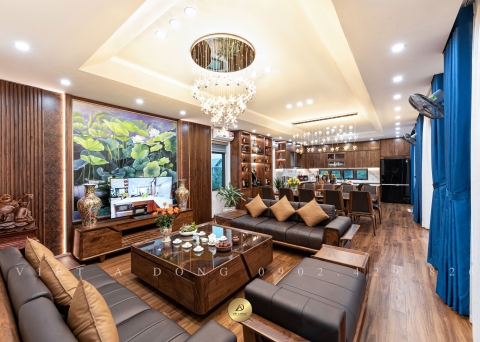 Sofa gỗ óc chó V'LOTUS SF - 30