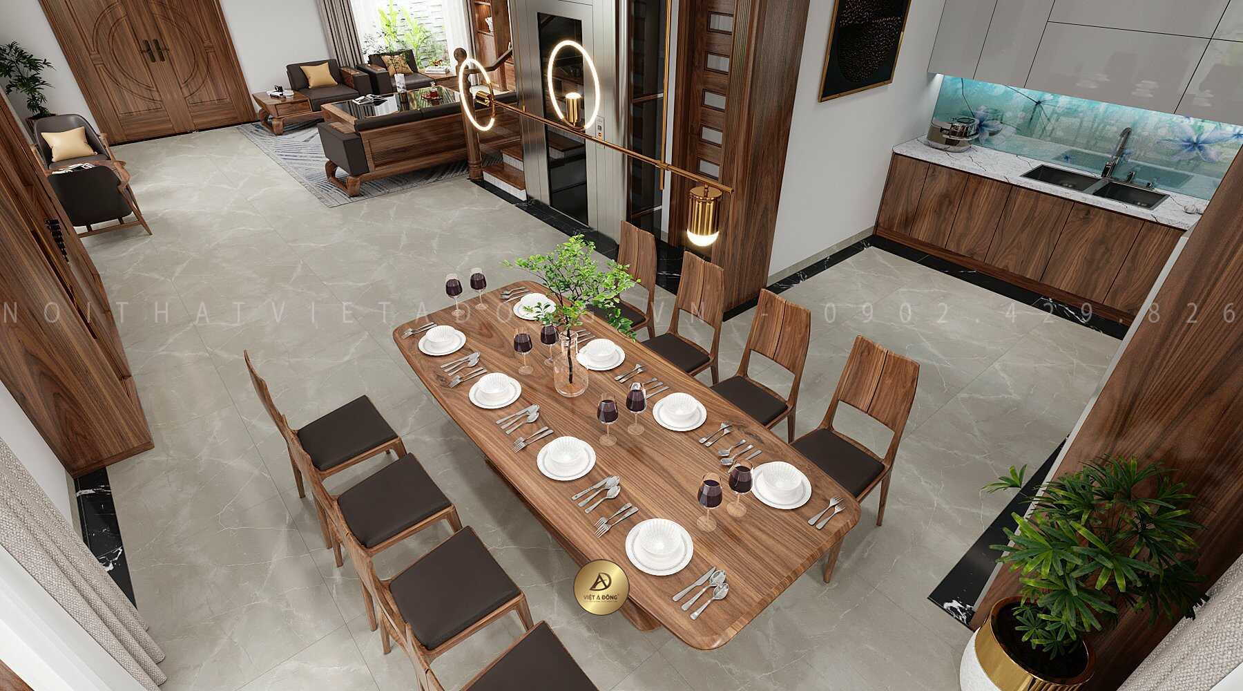 Những điều cần lưu ý khi vệ sinh nội thất gỗ óc chó