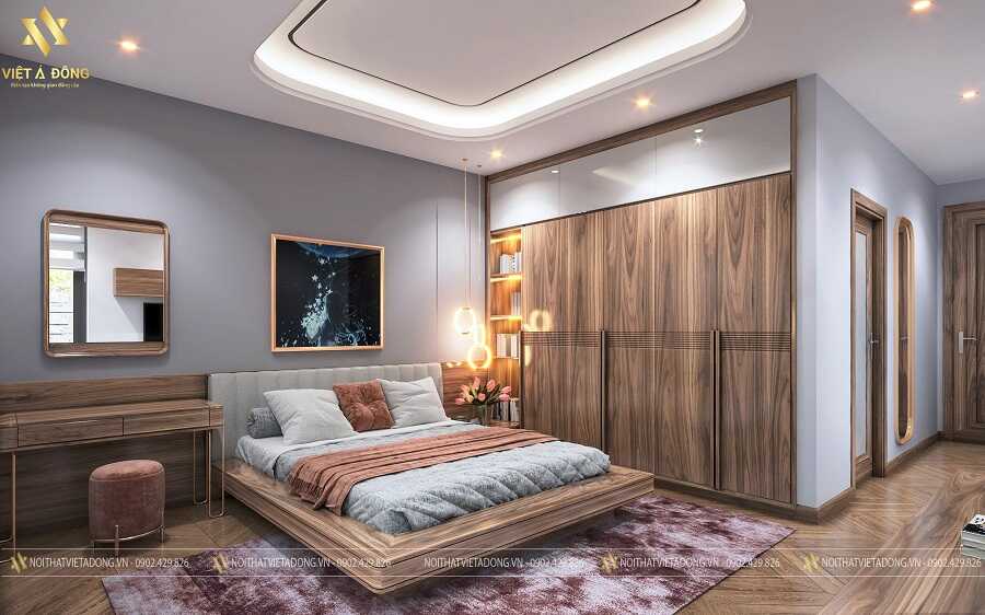 Giường ngủ gỗ óc chó