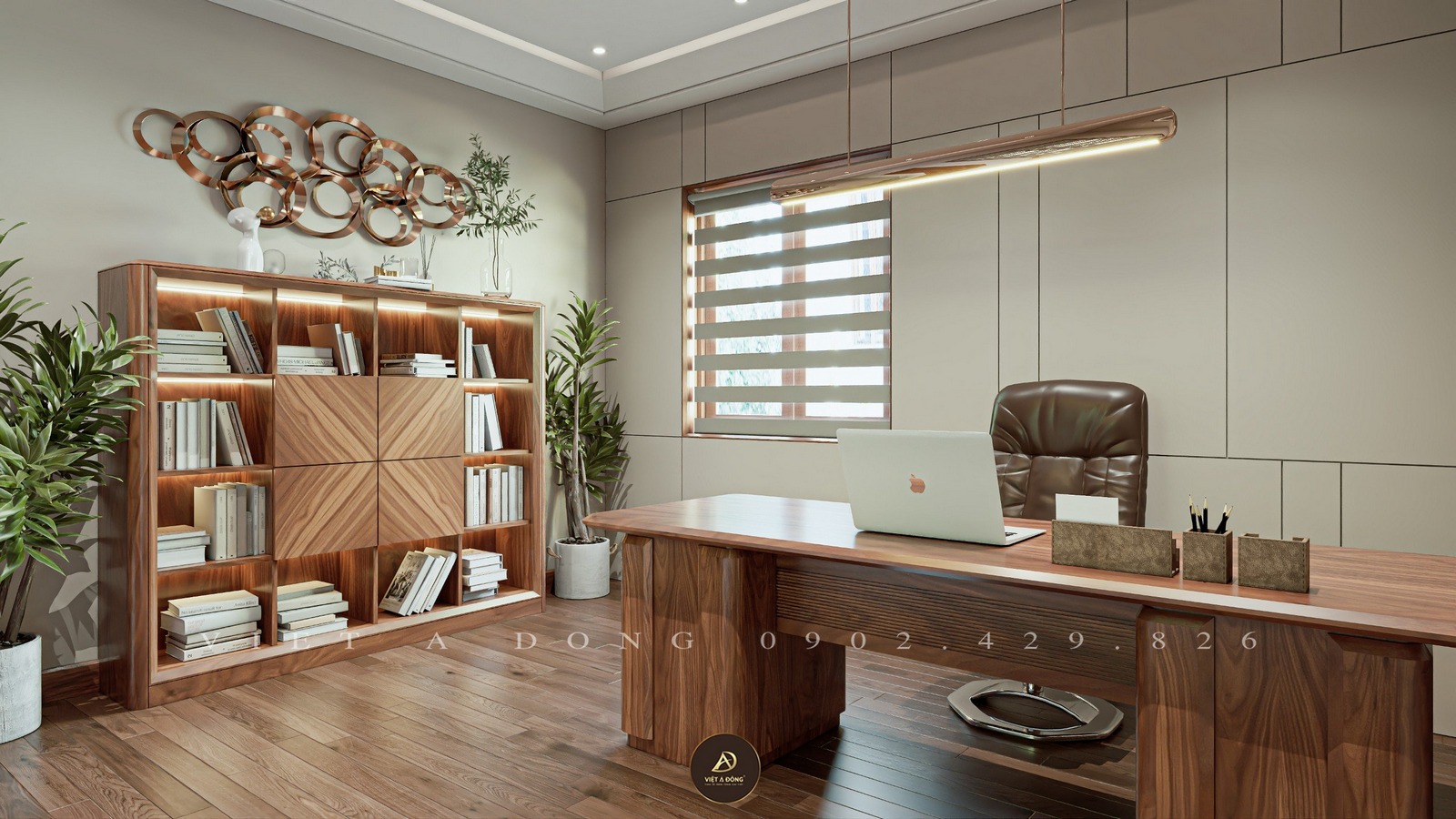 không gian làm việc của lãnh đạo