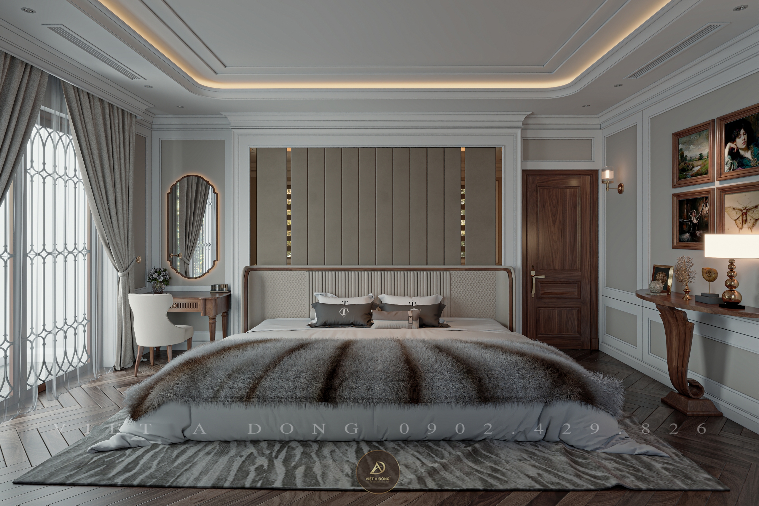 phòng ngủ biệt thự hải dương